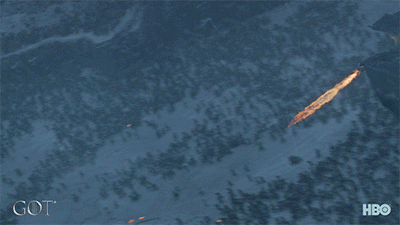 Dracarys Dragon Burning White Walkers GIF