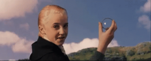 Draco Malfoy Remembrall Throw GIF