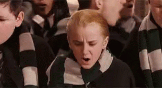 Draco Malfoy Slytherin Facepalm GIF