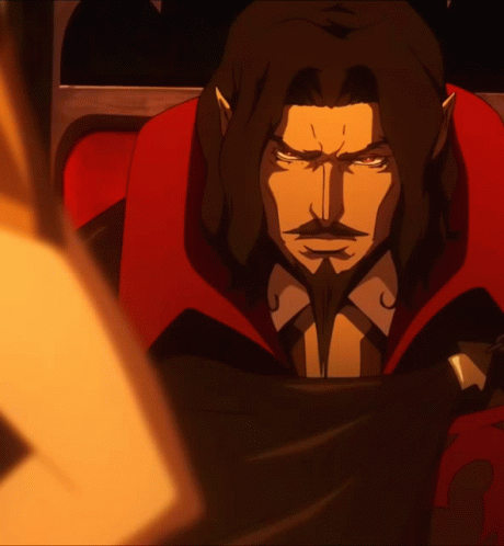 Dracula Castlevania Scene GIF