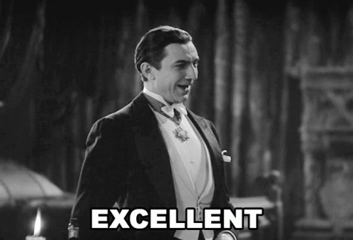 Bela Lugosi Excellent Dracula GIF