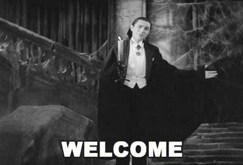Bela Lugosi Welcome Dracula GIF