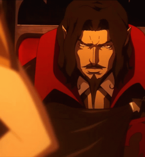 Dracula Castlevania Scene GIF