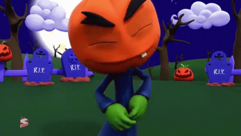 Dracula Got Up For Pumpkin Dance GIF