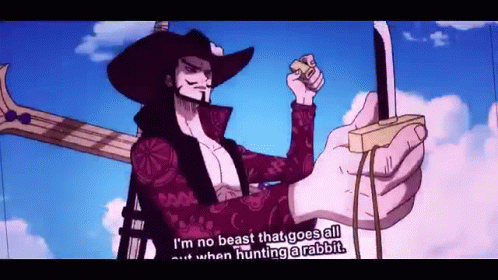 Dracule Mihawk Personality Type GIF