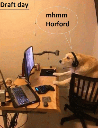 Draft Day Dog Choosing Player Meme GIF