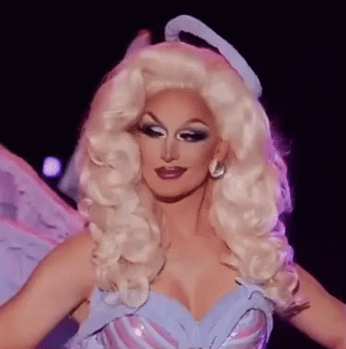 Drag Queen Blow A Kiss GIF