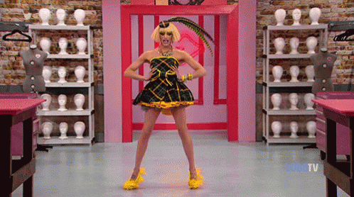 Fall On The Floor Drag Queen GIF