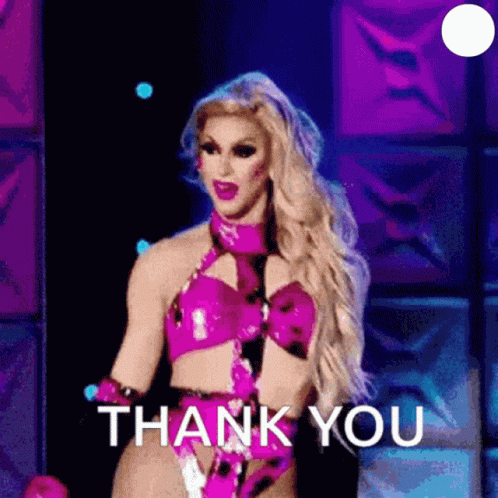 Thank You Drag Queen GIF