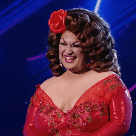 Drag Queen Giggling Laugh GIF