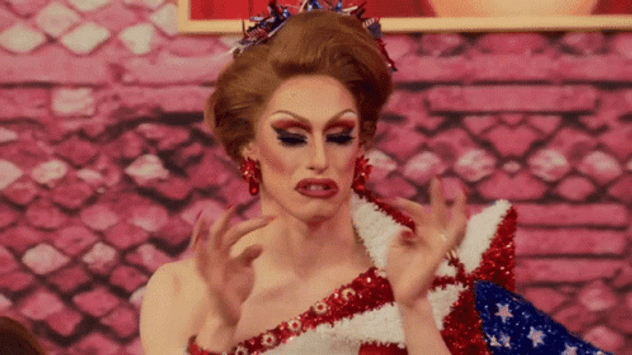 Drag Queen In Tears GIF
