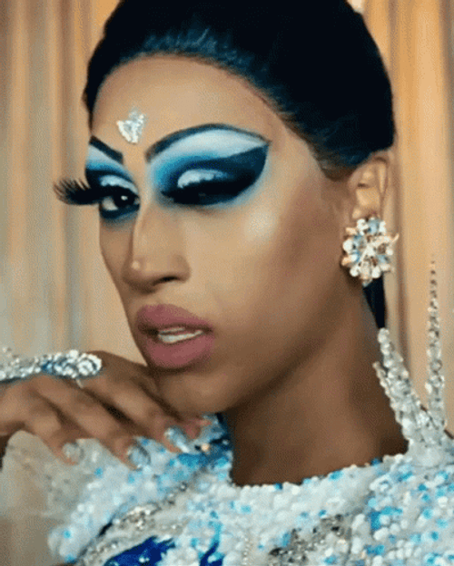 Drag Queen Make Up Done GIF
