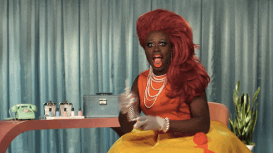 Bob The Drag Queen Sipping Drag Race GIF