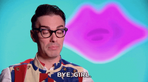 Robbie Turner Bye Girl Drag Race GIF