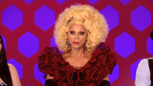 Unimpressed Rupaul Drag Race GIF