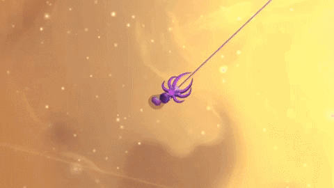 Dragging Space Octopus In Galaxies GIF
