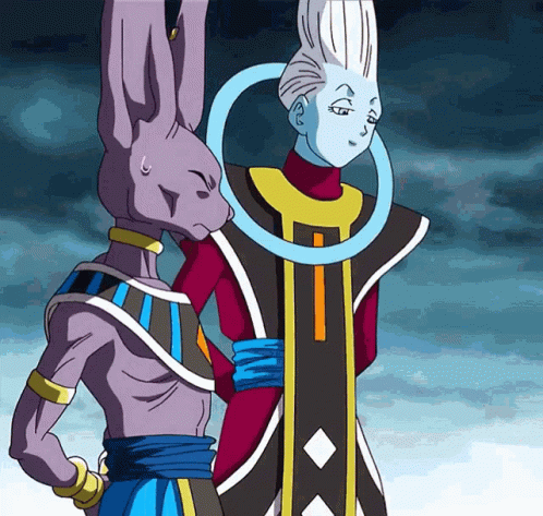 Dragon Ball Beerus With His Angelic Attendant Whis GIF