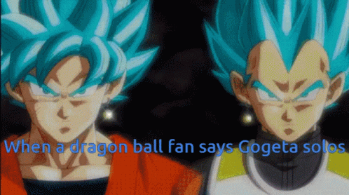 Dragon Ball Fan Says Gogeta Solar GIF