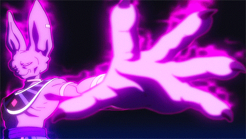 Dragon Ball God Of Destruction Beerus Huge Palm GIF