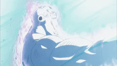 Dragon Ball Goku Defeating Jiren Using Ultra Instinct GIF
