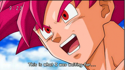 Dragon Ball Goku Flicking Beerus Forehead GIF