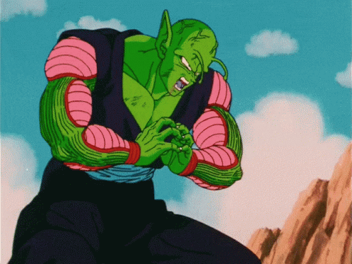 Dragon Ball Piccolo Charging GIF