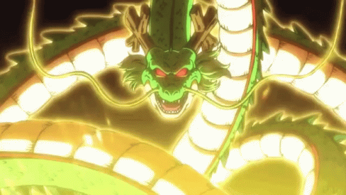 Dragon Ball Shenron Wish Granted GIF