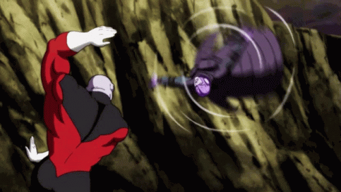 Dragon Ball Super Jiren Fight Scene GIF
