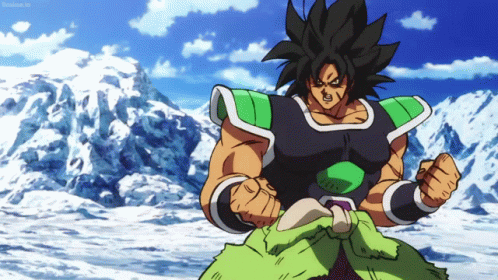 Dragon Ball Super Broly Becoming Furious GIF