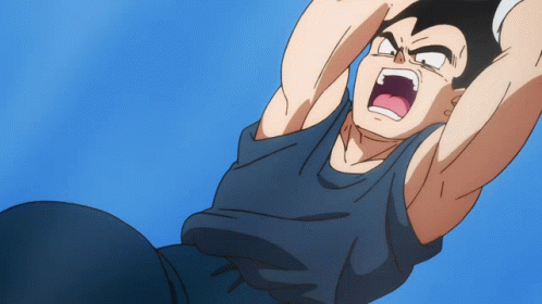 Dragon Ball Super Broly Goku Vegeta Above Water GIF