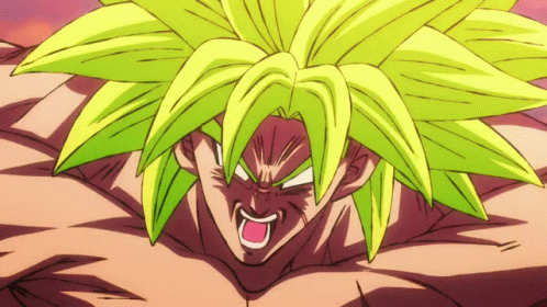 Dragon Ball Super Broly Using His Gigantic Roar GIF