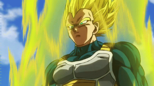 Dragon Ball Super Broly Vegeta Super Saiyan GIF