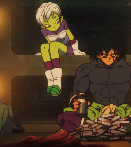 Dragon Ball Super Broly With Cheelai GIF