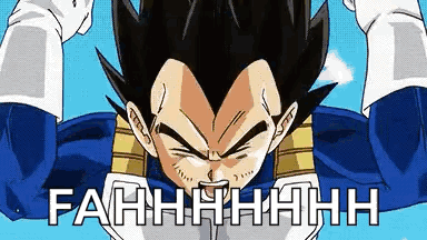 Dragon Ball Z Character Flying Arms Outstretched Fahhhhhhh GIF