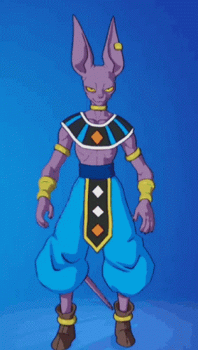 Dragon Ball Z Character Standing Hands on Hips