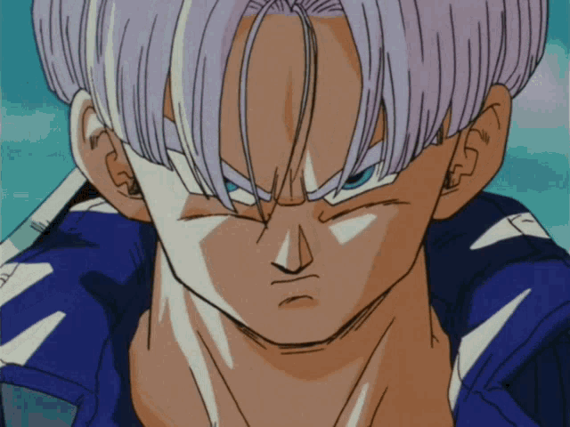 Dragon Ball Z Mad Trunks GIF