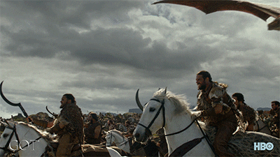 Dragon Battle Game Of Thrones GIF