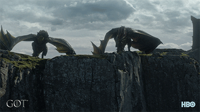 Dragon Game Of Thrones Fly Fall GIF