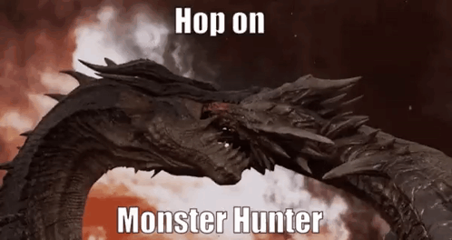 Dragon Hop On Monster Hunter GIF