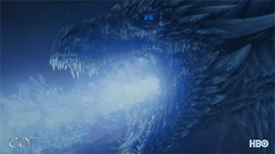 Dragon Ice Breath Viserion GIF