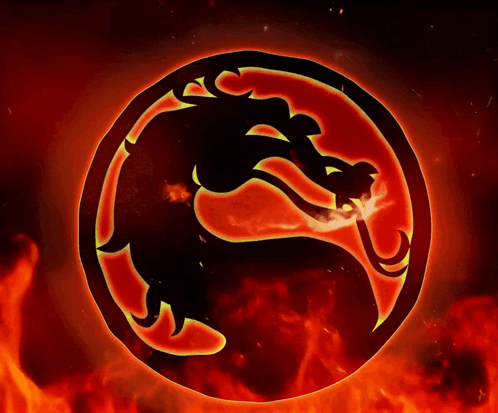 Dragon in Fire Circle