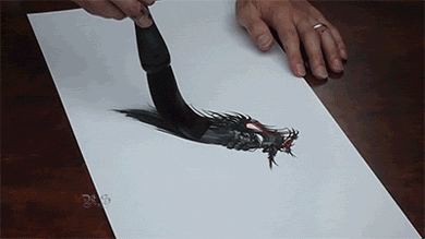 Dragon Painting Art GIF