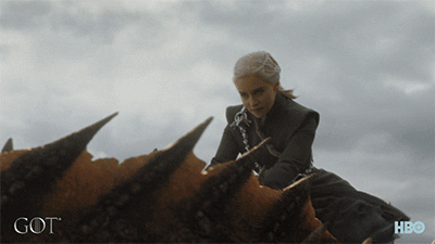 Dragon Ride Daenerys GIF