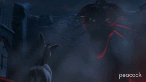 Dragon Smiling To Donkey GIF