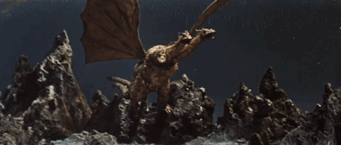 Dragon Statue With Lightning Bolt From Mouth