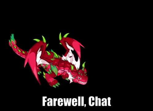 Dragon With Farewell Chat