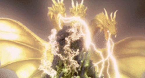 Dragon with Lightning Coming Out of Mouth
