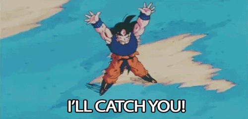 Dragonball Z Goku I Will Catch You GIF