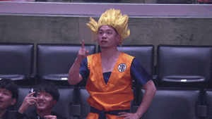 Dragonball Z Man Cosplay Goku Super Saiyan GIF