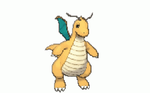 Dragonite Fly Swaying Turning Around GIF